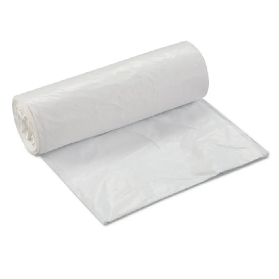 Inteplast Group 30 Gallon .7 mil 30 in. x 36 in. Low Density Can Liner - White (200/Carton)
