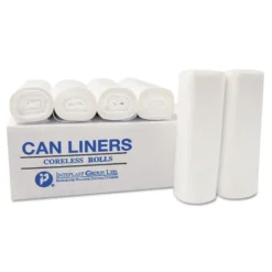 Inteplast Group 33 gal. 1.3 mil 33 in. x 39 in. Institutional Low-Density Can Liners - Red (25 Bags/Roll, 6 Rolls/Carton)