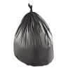 Inteplast Group 33 in. x 39 in. 0.9 mil 33 Gallon Low-Density Commercial Can Liners - Black (150/Carton)