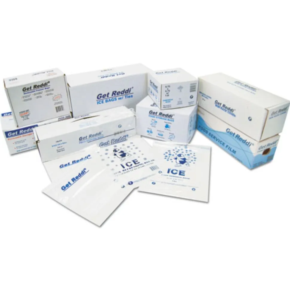 Inteplast Group PB120830 24-Quart 1 mil. 12 in. x 30 in. Food Bags - Clear (500/Carton)