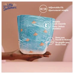 Kimberly-Clark 32 lbs. and Up Little Swimmers - Size 5-6/Blue (8/Carton)