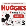 Kimberly-Clark Snug and Dry 16 lbs. to 28 lbs. Diapers - Size 3 (168/Carton)
