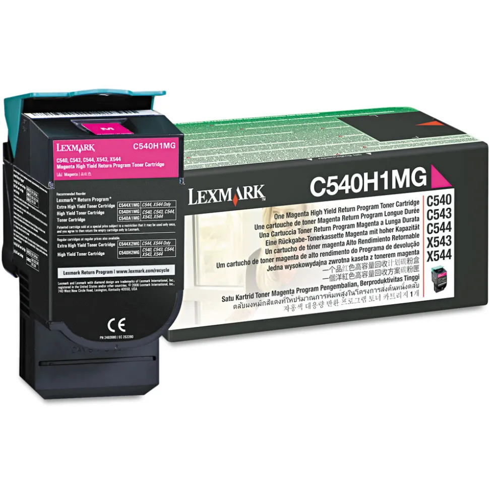 Lexmark 2000 Page-Yield Return Program High-Yield Toner - Magenta