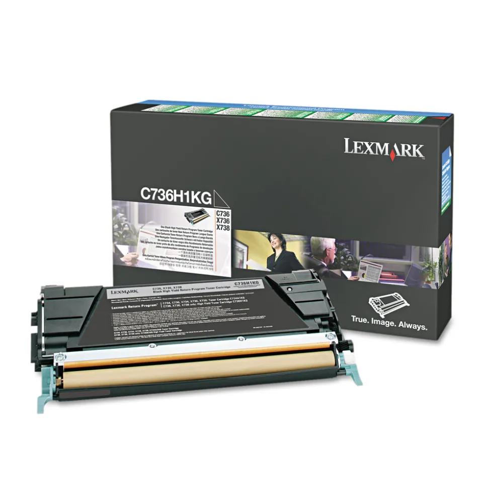 Lexmark Return Program 12,000 Page-Yield High-Yield Toner - Black
