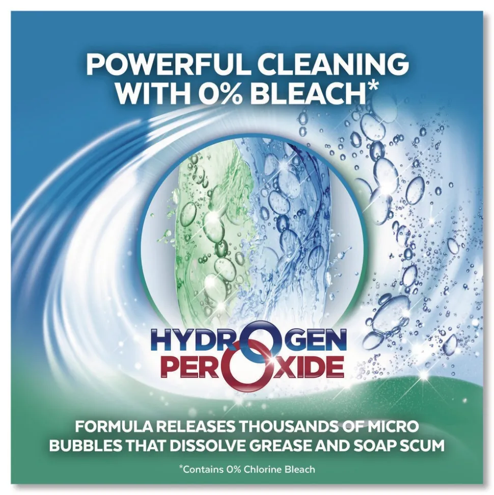 LYSOL Brand 19200-99828 Bathroom Cleaner with Hydrogen Peroxide Cool Spring Breeze 32 oz Trigger Spray Bottle (12/Carton)