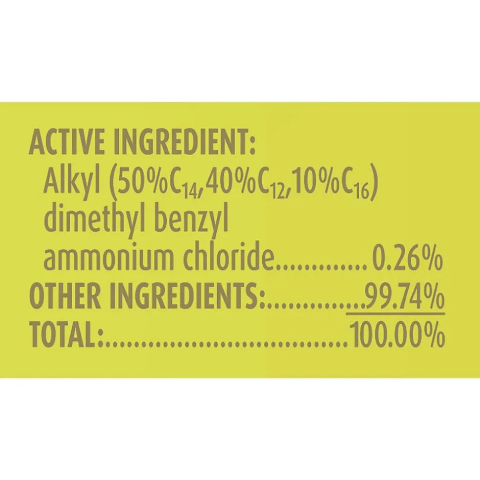 LYSOL Brand 7 in. x 7.25 in. 1-Ply Disinfecting Wipes - Lemon and Lime Blossom, White (35 Wipes/Canister, 12 Canisters/Carton)