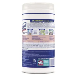 LYSOL Brand 19200-89347 7 in. x 7.25 in. 1-Ply Disinfecting Wipes - Early Morning Breeze, White (6 Canisters/Carton)