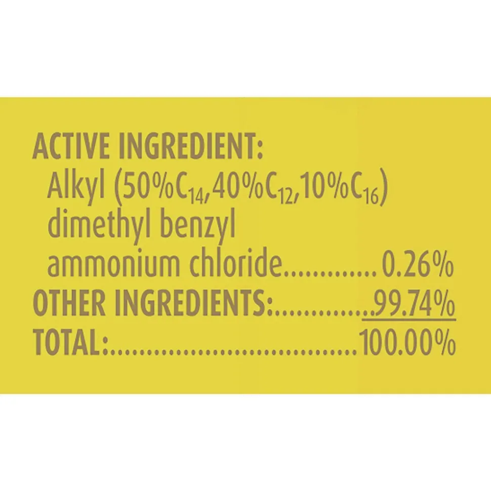 LYSOL Brand 1 Ply 7 in. x 7.25 in. Lemon and Lime Blossom Disinfecting Wipes - White (6/Carton)