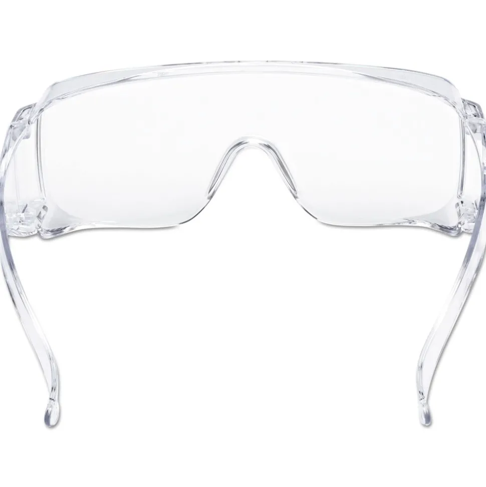 3M Tour Guard V Safety Glasses - One Size Fits Most, Clear Frame/Lens (20/Box)