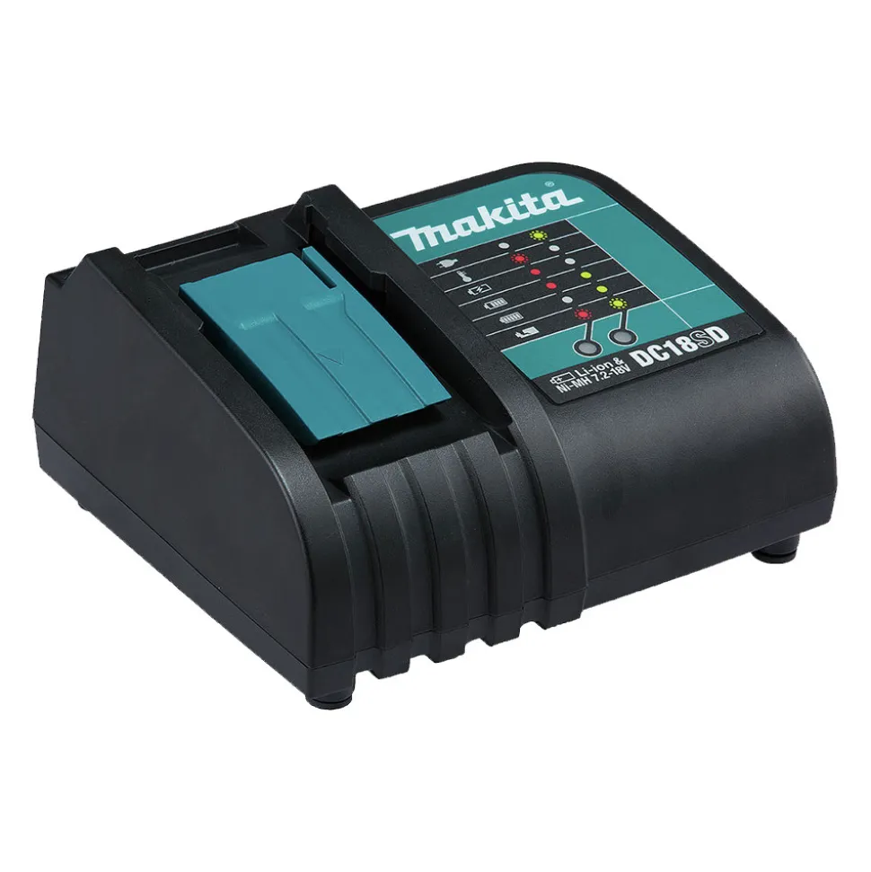 Makita 18V LXT Brushed Lithium-Ion 1/2 in. Cordless Drill Driver/1/4 in. Impact Driver Combo Kit (1.5 Ah)