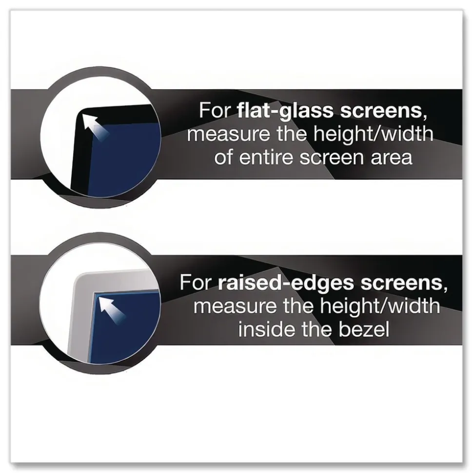 3M 16:9 Aspect Ratio Frameless Blackout Privacy Filter for 23 in. Widescreen Flat Panel Monitor