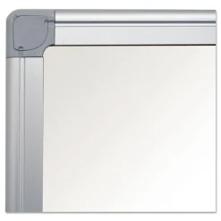 MasterVision Earth Silver 24 in. x 18 in. Easy Clean Dry Erase Boards - White Surface/Satin Aluminum Frame