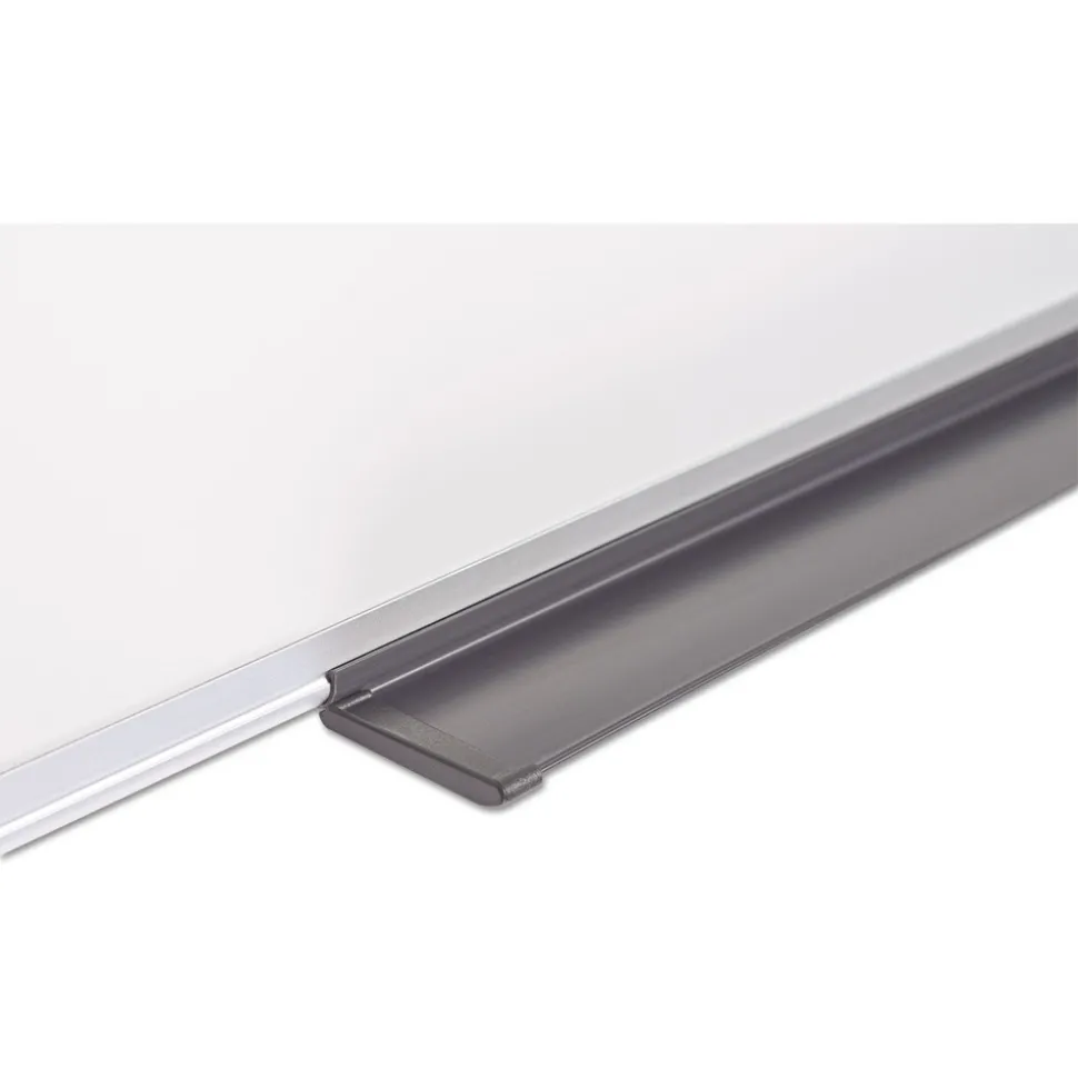 MasterVision 18 in. x 24 in. Aluminum Frame Value Melamine Dry Erase Board - White