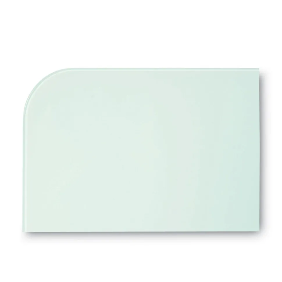 MasterVision 36 in. x 24 in. Magnetic Glass Dry Erase Board - Opaque White