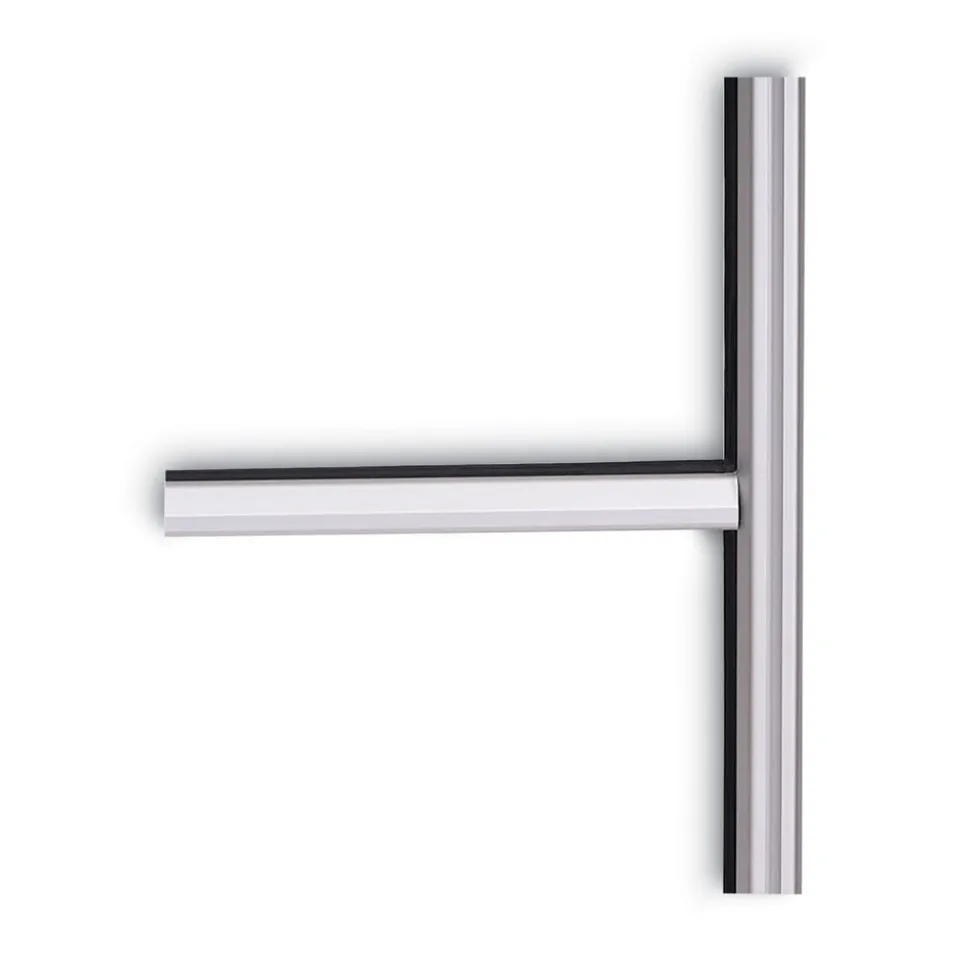 MasterVision 49 in. x 22 in. x 69 in. Protector Series Mobile Glass Panel Divider - Clear/Aluminum