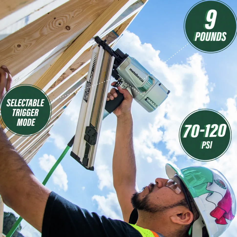 Metabo HPT NR83AA5M 3-1/4 in. Paper Strip Framing Nailer