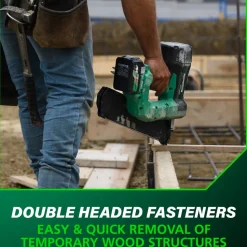 Metabo HPT NR3675DDM 36V MultiVolt Lithium-Ion Cordless Forming Nailer Kit (2.5 Ah/5 Ah)