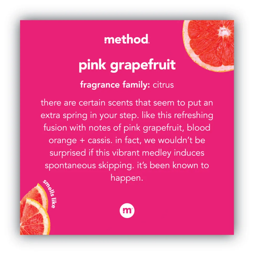 Method 10 oz Foaming Hand Wash - Pink Grapefruit Scent (6/Carton)