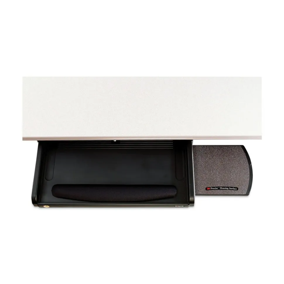 3M 23 in. x 14 in. Under Desk Keyboard Drawer - Black