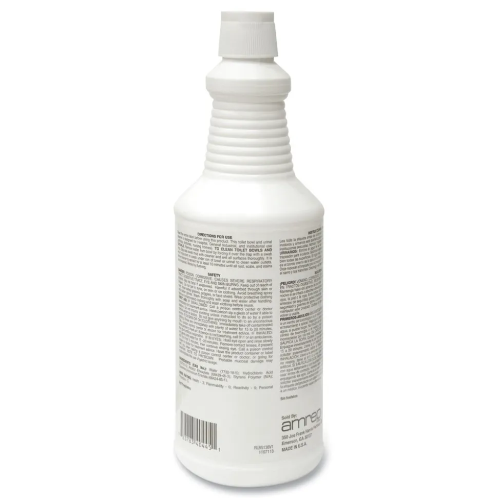 Misty 32 oz. Bolex 23 Percent Hydrochloric Acid Bowl Cleaner - Wintergreen (12/Carton)