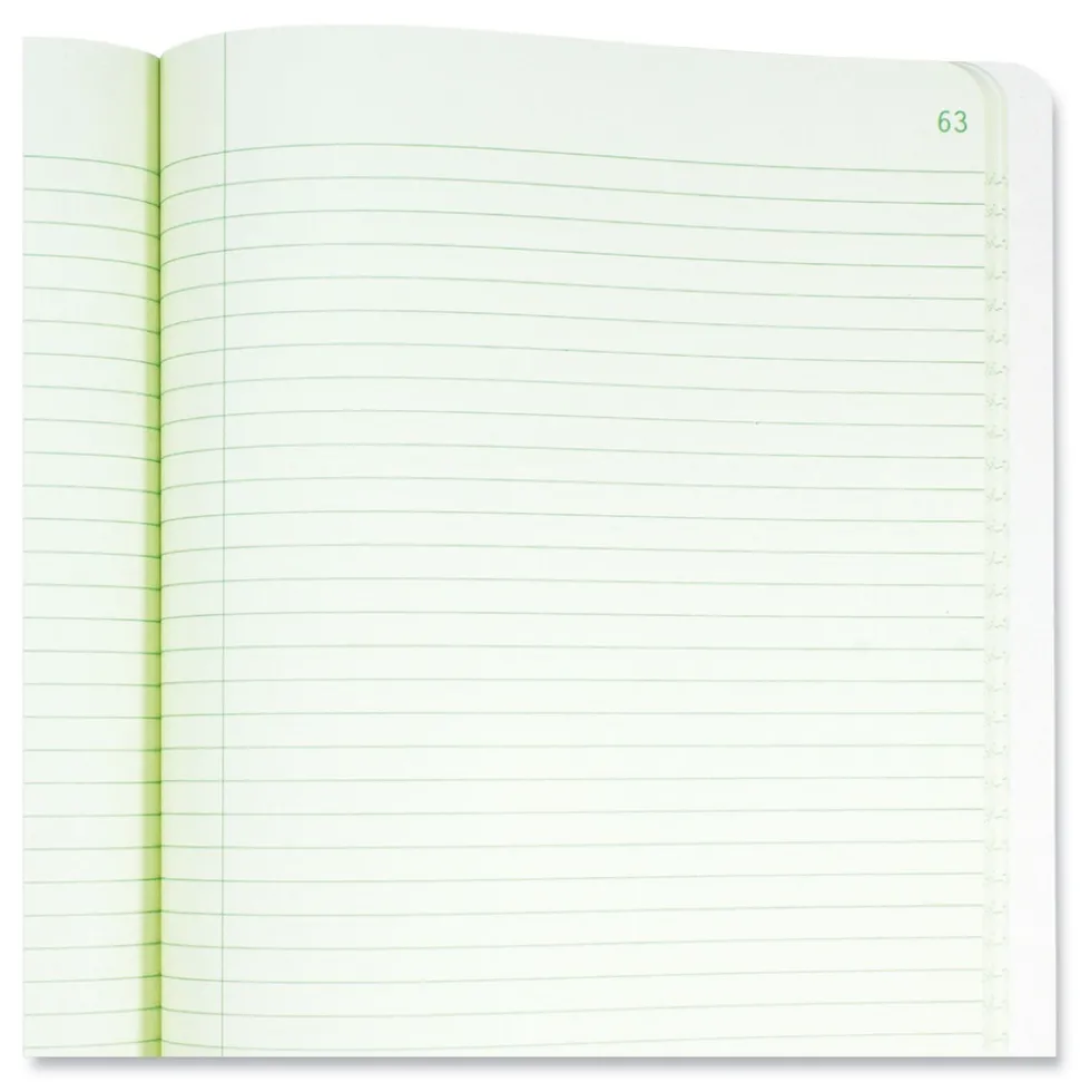 National 9.25 in. x 7.5 in. Sheets Narrow Rule Chemistry Notebook - Blue Cover