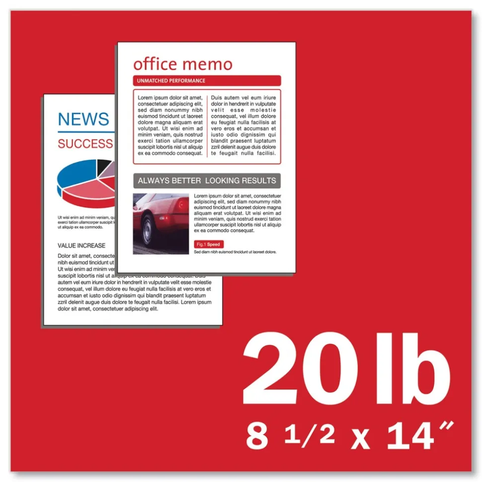 Navigator 97 Bright 20 lbs. Bond Weight 8.5 in. x 14 in. Premium Multipurpose Copy Paper - White (10/Carton)