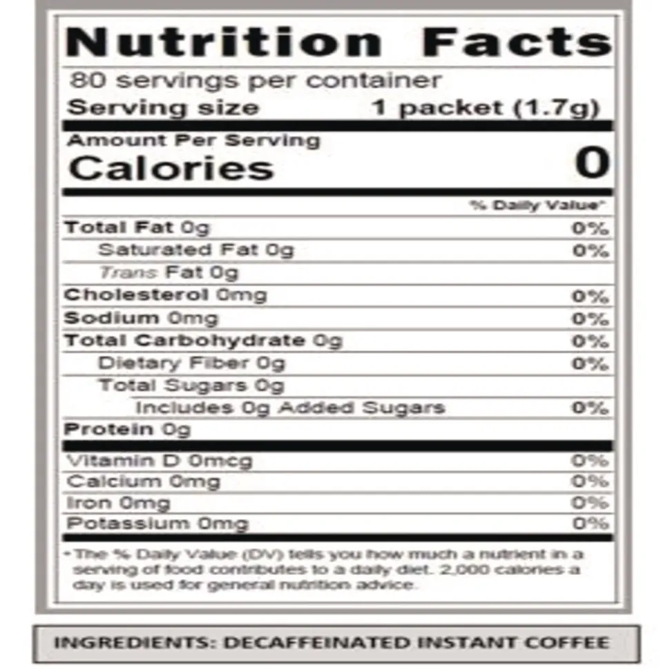 Nescafe 11005994 0.06 oz Taster's Choice Stick Pack - Decaf (480/Carton)