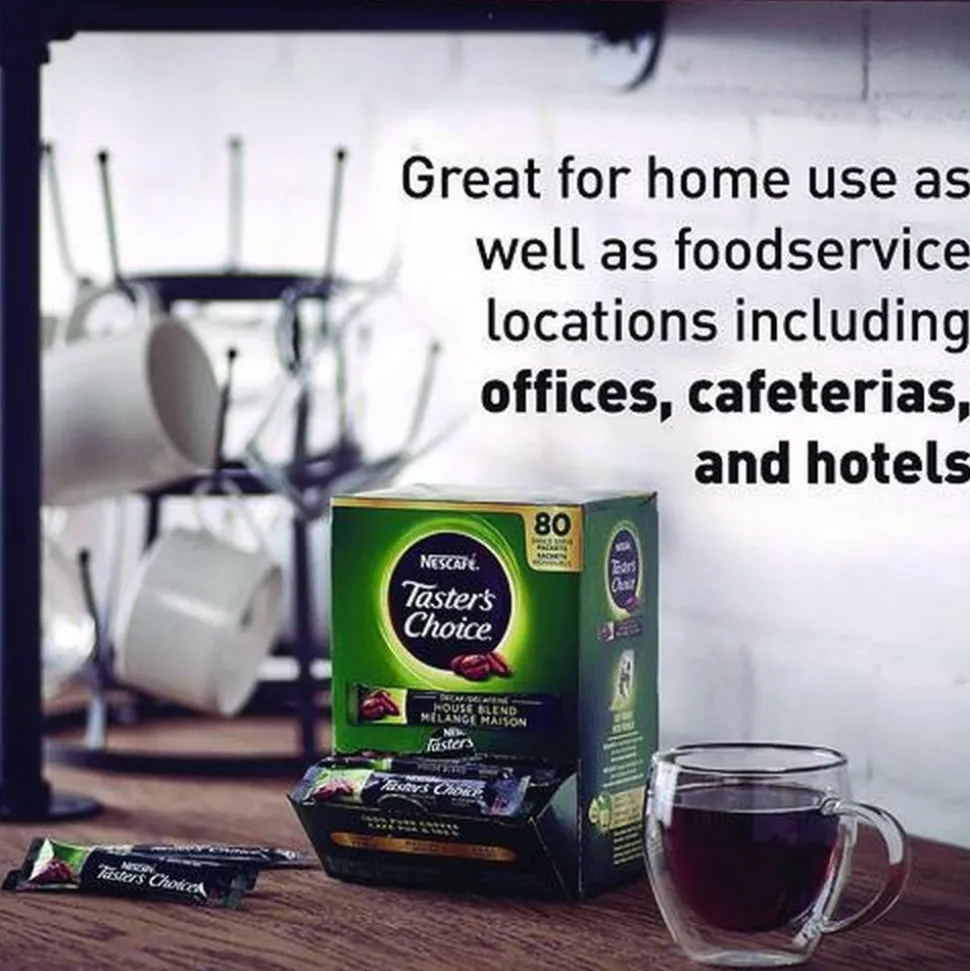 Nescafe 11005994 0.06 oz Taster's Choice Stick Pack - Decaf (480/Carton)