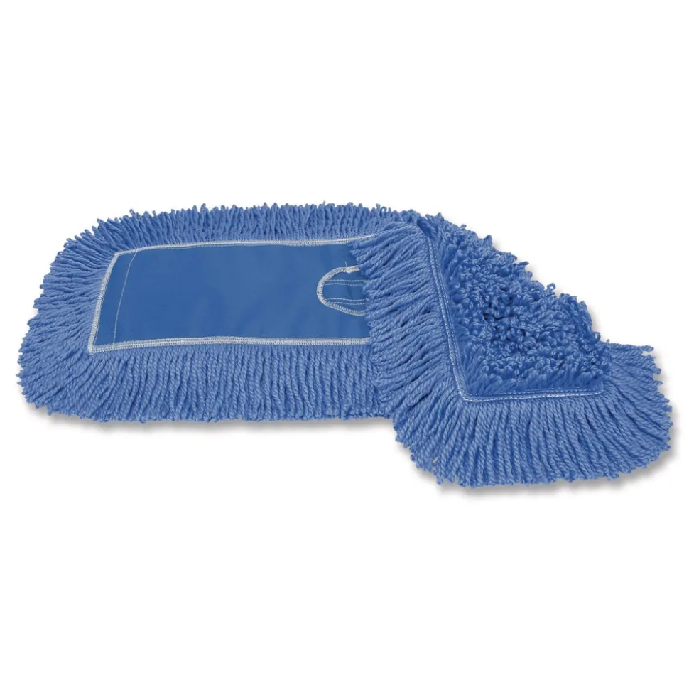 Nexstep Commercial Products MaxiTwist Microfiber Dust Mops, Microfiber, 36-in x 5-in, Blue