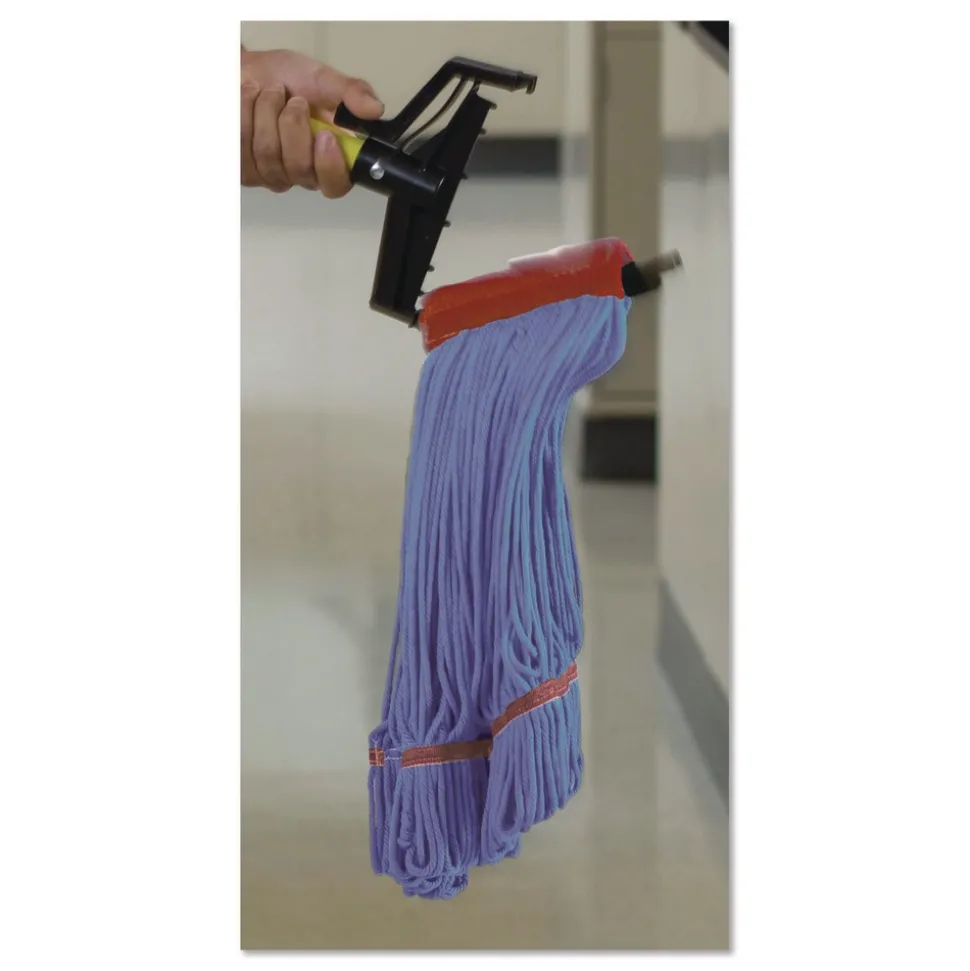 Nexstep Commercial Products MaxiClean Loop-End Mop, Cotton/Synthetic, 24 oz, Blue