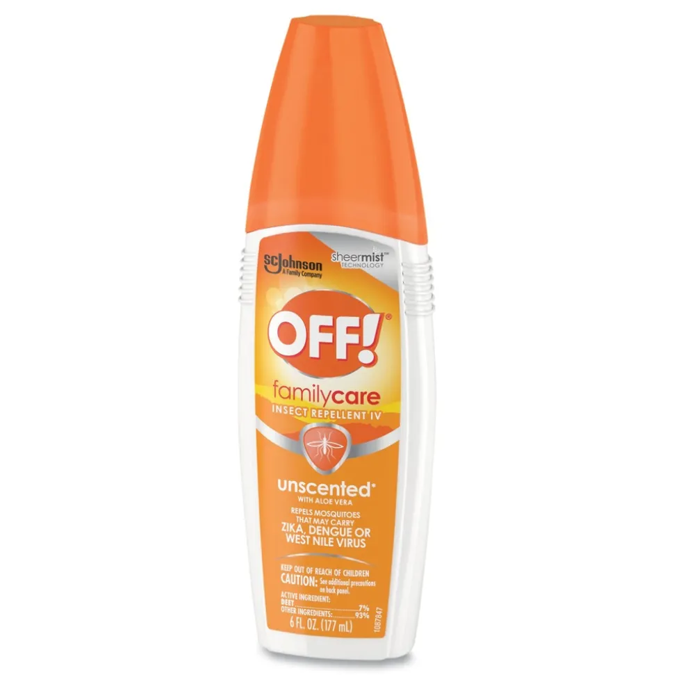 OFF! Familycare 6-Ounce Insect Repellent Spray - Unscented (12/Carton)