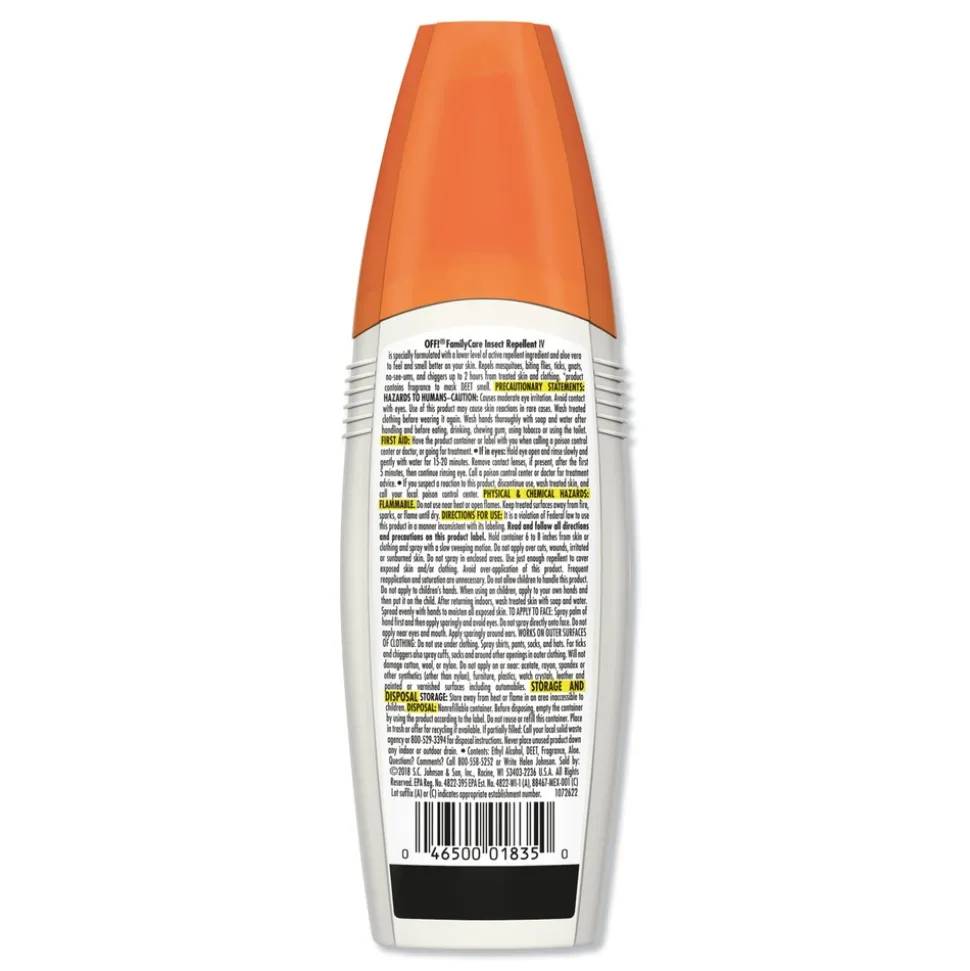 OFF! Familycare 6-Ounce Insect Repellent Spray - Unscented (12/Carton)