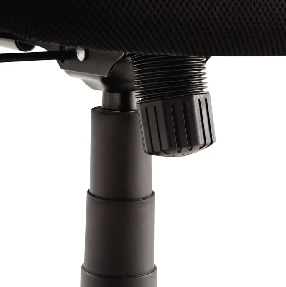 OIF Swivel/tilt Mesh Task Chair (Height Adjustable T-Bar Arms-Black/chrome)