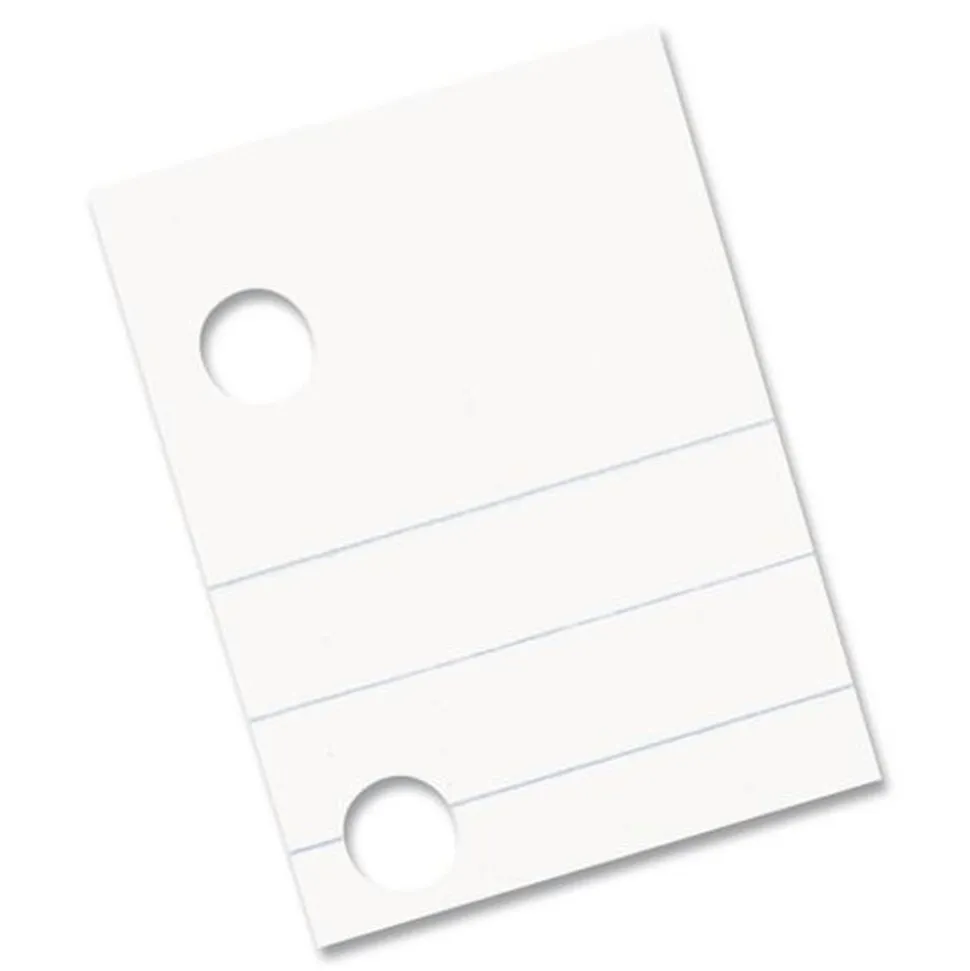 Pacon 8 in. x 10.5 in. 5-Hole Wide/Legal Rule Composition Paper (500/Pack)