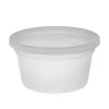Pactiv Corp. 4.55 in. x 2.45 in. x 2.45 in. 12 oz. Newspring DELItainer Plastic Microwavable Container - Clear (240/Carton)