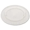 Pactiv Corp. EarthChoice 9 - 20 oz. No Straw Slot Cold Cup Lids - Clear (1020/Carton)
