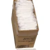 Pactiv Corp. Mediumweight Plastic Fieldware Cutlery Napkin/Spork/Straw Kit - White (1000/Carton)
