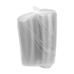 Pactiv Corp. YCA910480000 EarthChoice 48 oz. Recycled PET Hinged Container - Clear (190/Carton)