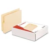 Pendaflex 3.5 in. Expansion Letter Size Manila Drop Front Shelf File Pockets with Rip-Proof-Tape Gusset Top - Manila (25/Box)