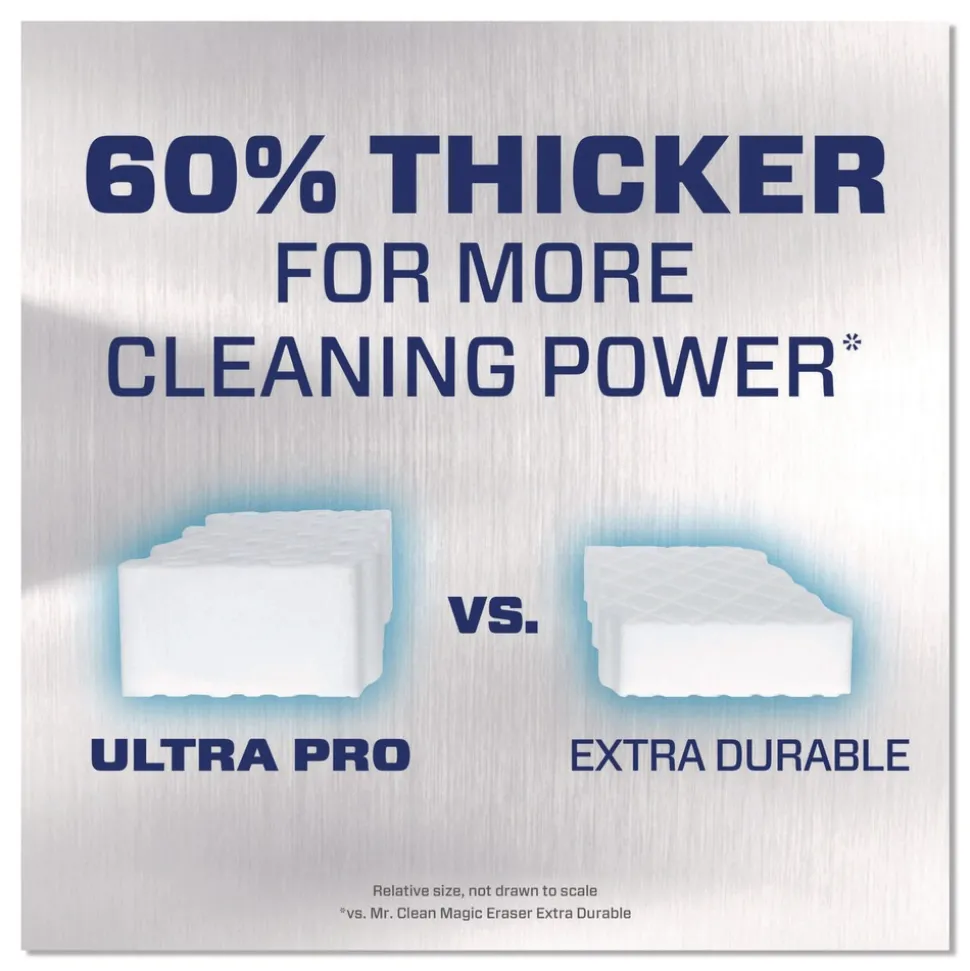 P&G Pro Magic Eraser Ultra Pro Multi-Purpose Cleaner 4.72 x 1.38 x 2.56 Thick White (26/Carton)