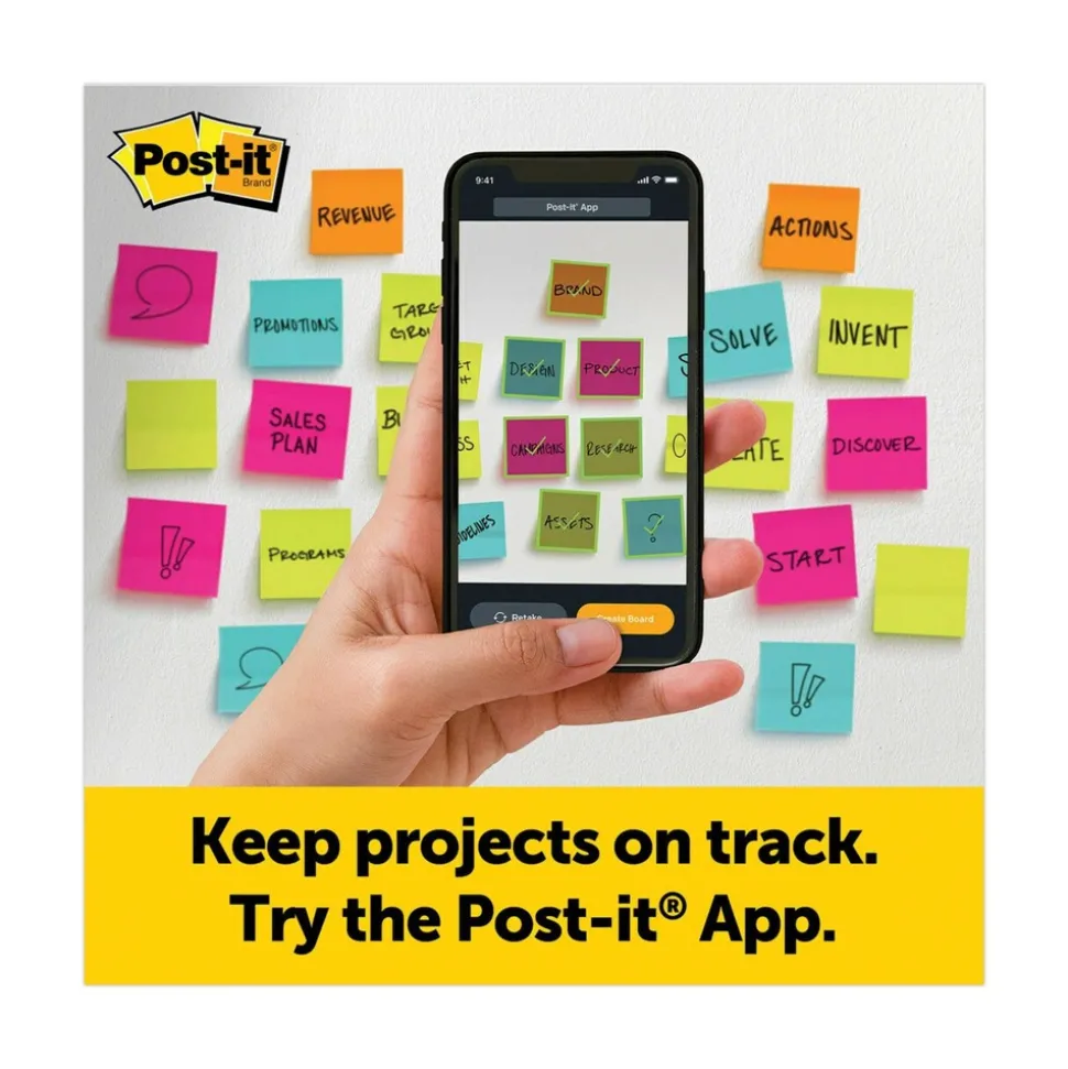 Post-it Easel Pads Super Sticky 30 Sheets Presentation Format 1.5-in Rule 25-in x 30-in Vertical-Orientation Self-Stick Easel Pads - White (2/Carton)