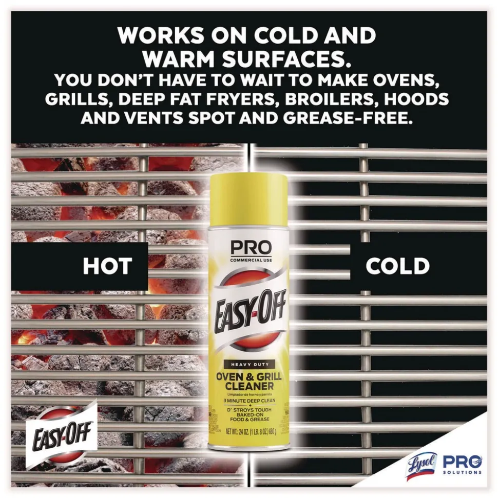 Professional EASY-OFF 24 oz. Aerosol Spray Oven and Grill Cleaner - Unscented