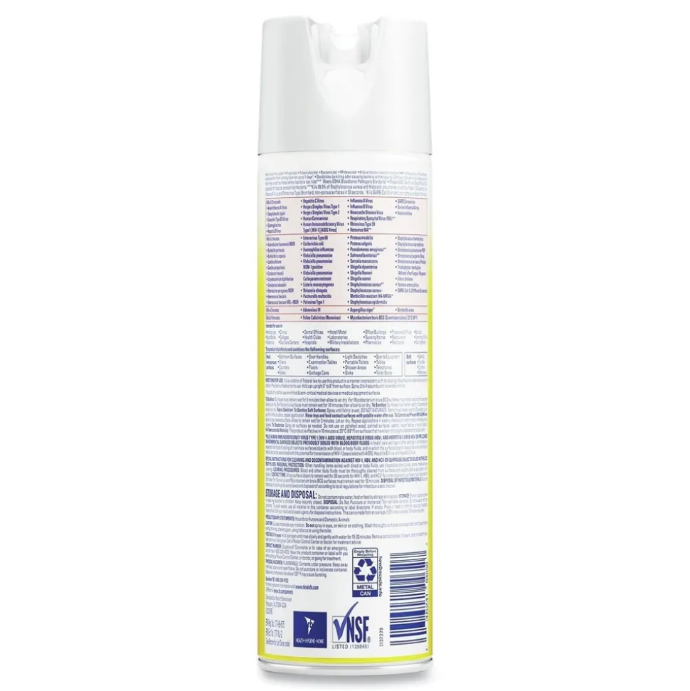 Professional LYSOL Brand 19 oz. Aerosol Disinfectant Spray - Original Scent