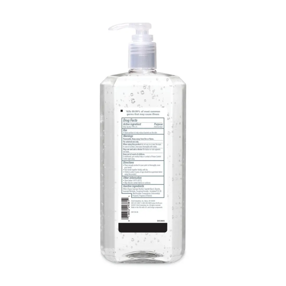 PURELL 5015-04 1.5 L Pump Bottle Advanced Hand Sanitizer Refreshing Gel - Clean Scent (4/Carton)