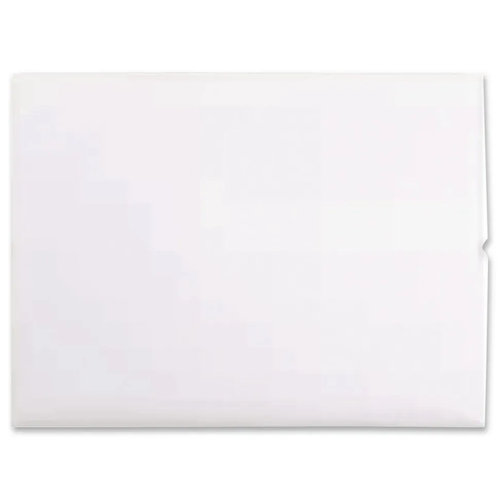 Quality Park 9 in. x 12 in. #10 1/2 Cheese Blade Flap Gummed Closure Open-Side Booklet Envelope - White (250/Box)