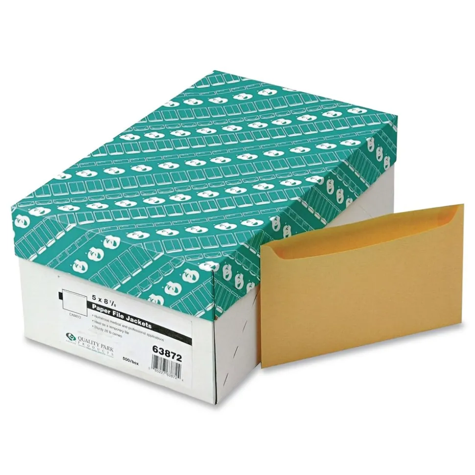 Quality Park Paper File Jackets - Buff/A5 (500/Box)