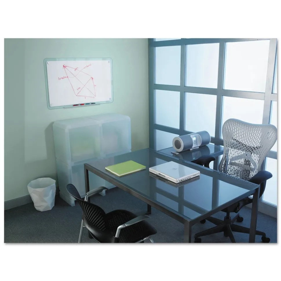 Quartet 36 in. x 23 in. iQ Total Erase Board - White/Clear Frame