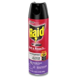 Raid 17.5 oz. Aerosol Spray Ant and Roach Killer - Lavender