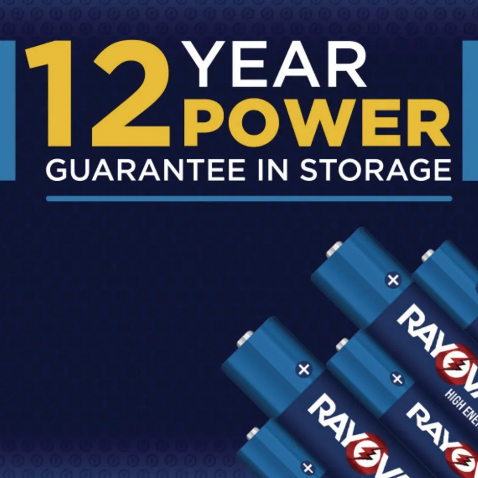 Rayovac Alkaline AAA Batteries (60/Pack)