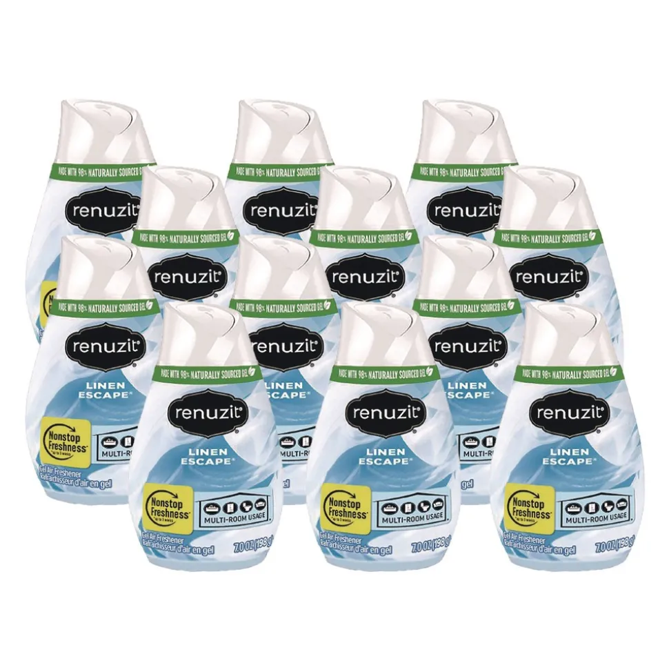 Renuzit 7 oz. Cone Adjustables Air Fresheners - Linen Escape (12/Carton)